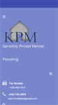 Mobile Screenshot of kpmhousing.com