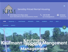 Tablet Screenshot of kpmhousing.com